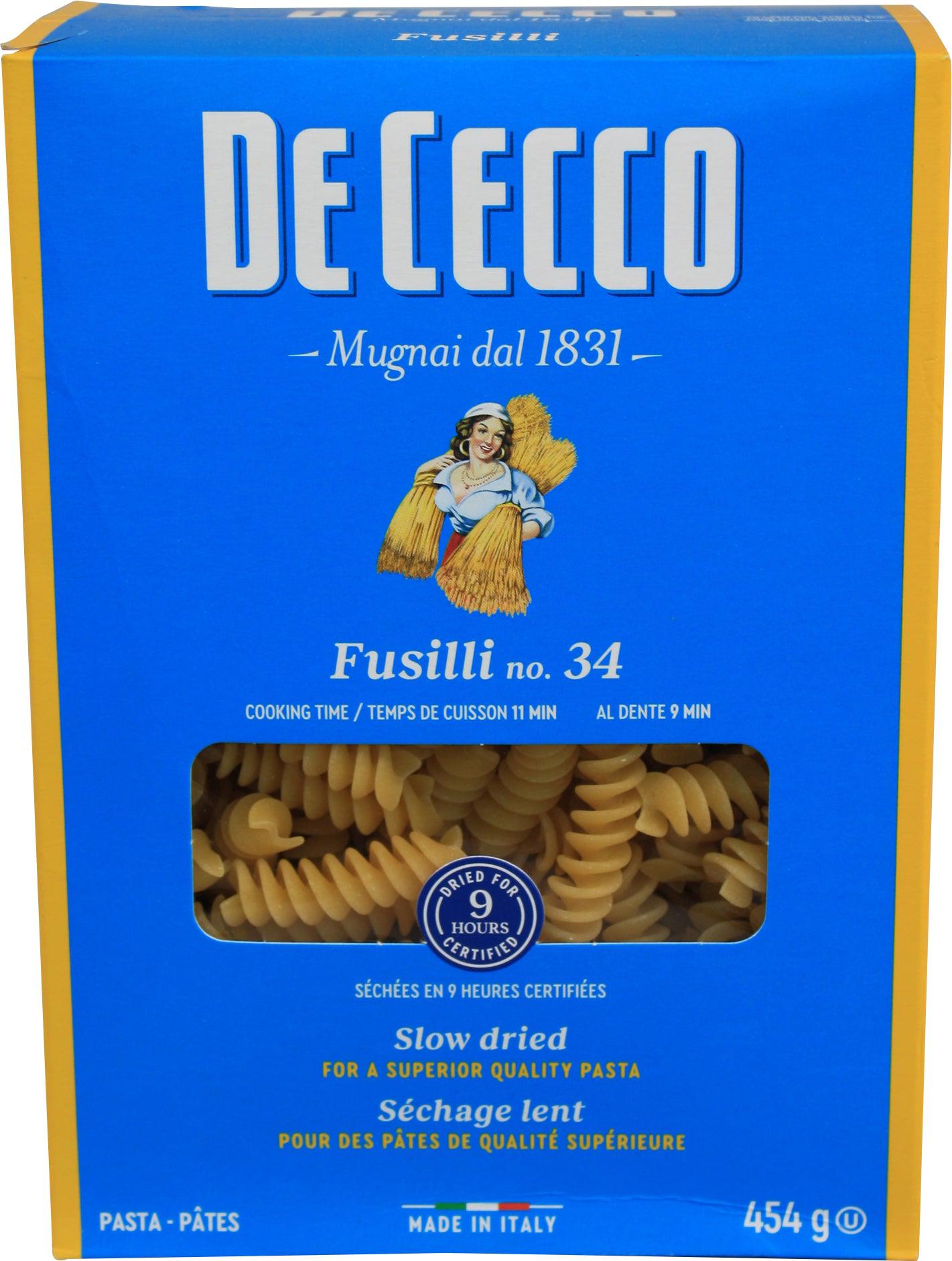 DeCecco -Tricolor Fusilli n.34 - BellaItalia Food Store
