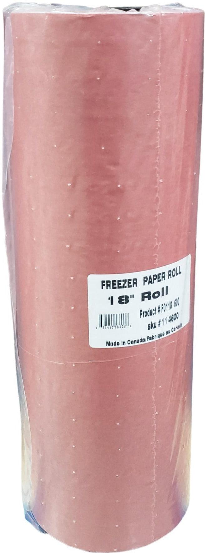 24 x 150' Mini Freezer Paper Roll for Meat and Fish, White buy in