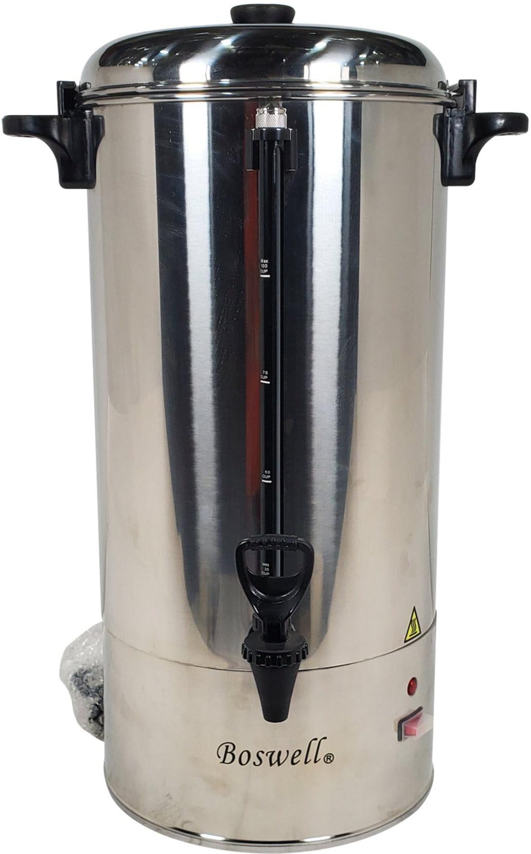 PU200 Boswell Water Boiler 20 L /100 Cup Stainless Steel – Cresco Resco:  Restaurant Equipment & Kitchen Supplies