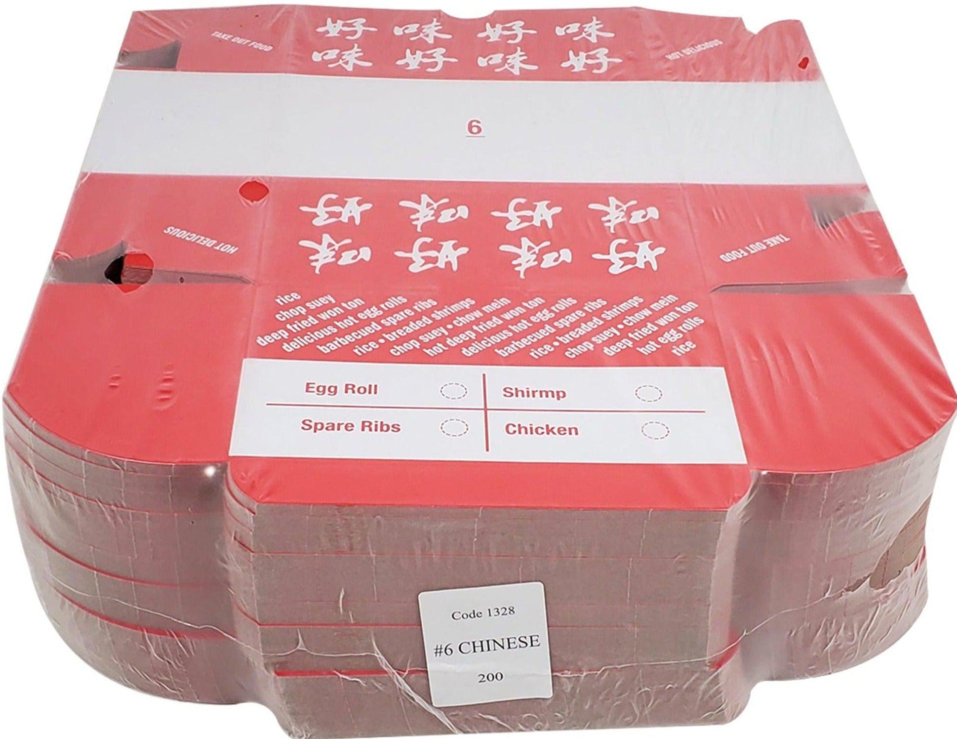 Stockroom Plus 60 Pack Chinese-inspired Style Take Out Boxes