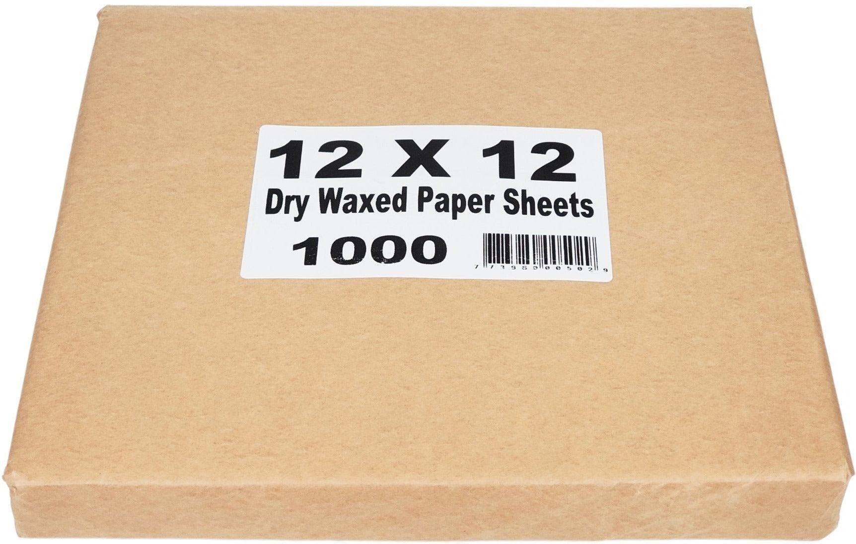 Waxed Paper Sheets - 12 x 12