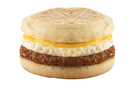 J D - Breakfast Sandwiches - Turkey Sausage, Egg White & Cheese Muffin - 5.1 oz