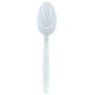 Value+ - Medium Heavy - Plastic Tea Spoon - White - Retail Pack - RP1103