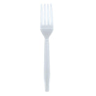 Value+ - Heavy - Plastic Fork - White - Retail Pack - RP2101