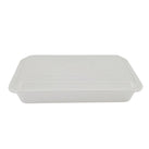 Value+ - 58oz Plastic Container Sets Rectangular - White