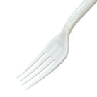 Value+ - Medium Heavy - Plastic Fork - White - Retail Pack - RP1101