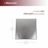 Rhino Aluminum Heavy Duty Aluminum Foil  Rhino 12 x 500 Foot Long Rol – OX  Plastics