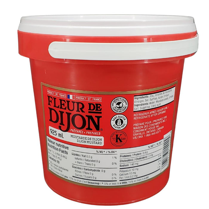 Fleur De Dijon - Prepared Dijon Mustard Grainy - WHYTE03