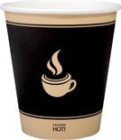 Morning Dew - 10oz Hot Paper Cups - Ebony Print - H10SE