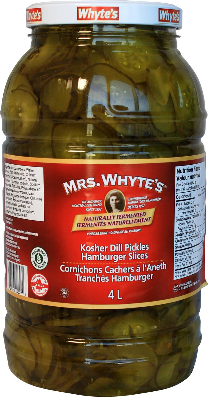 Mrs. Whytes - Dill Pickles - Hamburger Slices