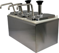 Condiment Dispenser - 3 Compartment (3 x 2QT)