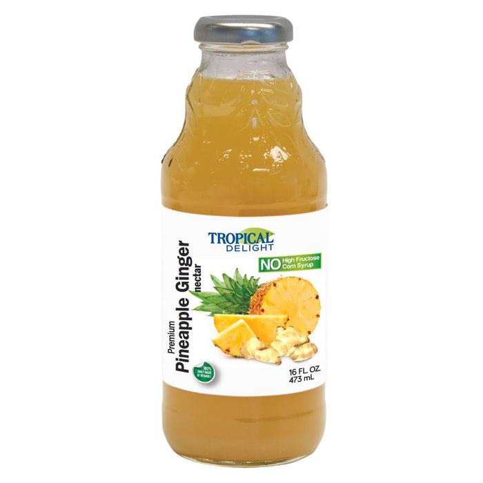 Tropical Delight - Juice - Pineapple Ginger - Bottles