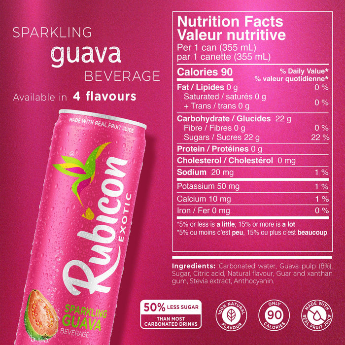 Rubicon - Sparkling Cans - Guava