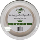 Eco-Craze - 12oz Round Bagasse Bowl - Retail Pack