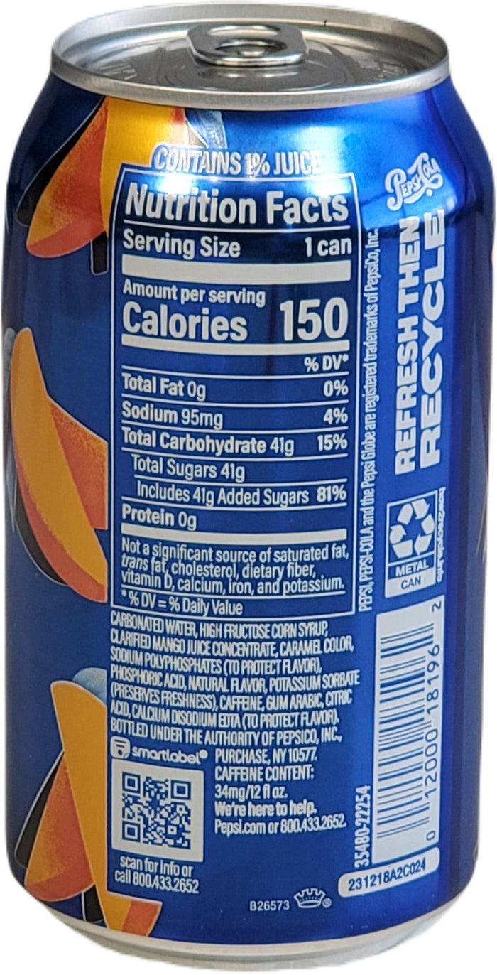 Pepsi - Mango - Cans