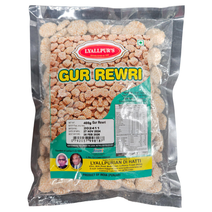 Lyallpur's - Gur Rewri - 400g