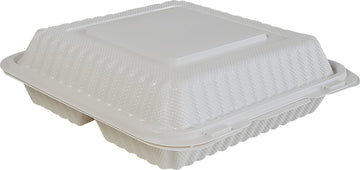 XC - LR - MFPP Clamshell Container - 9x9x2.8