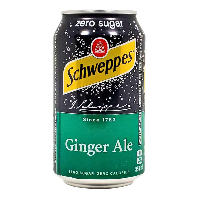 Schweppes - Zero Gingerale - Cans