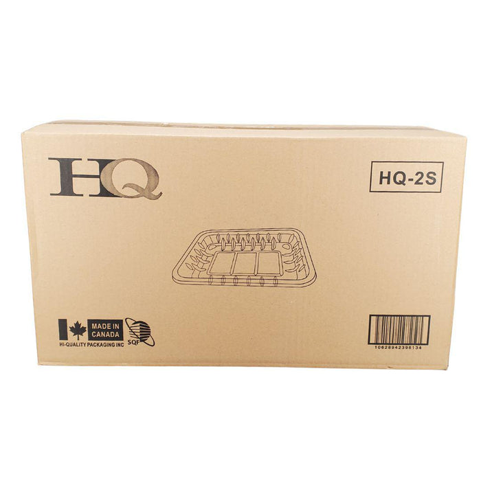 HQ2S - Clear Plastic Meat Trays - #2S