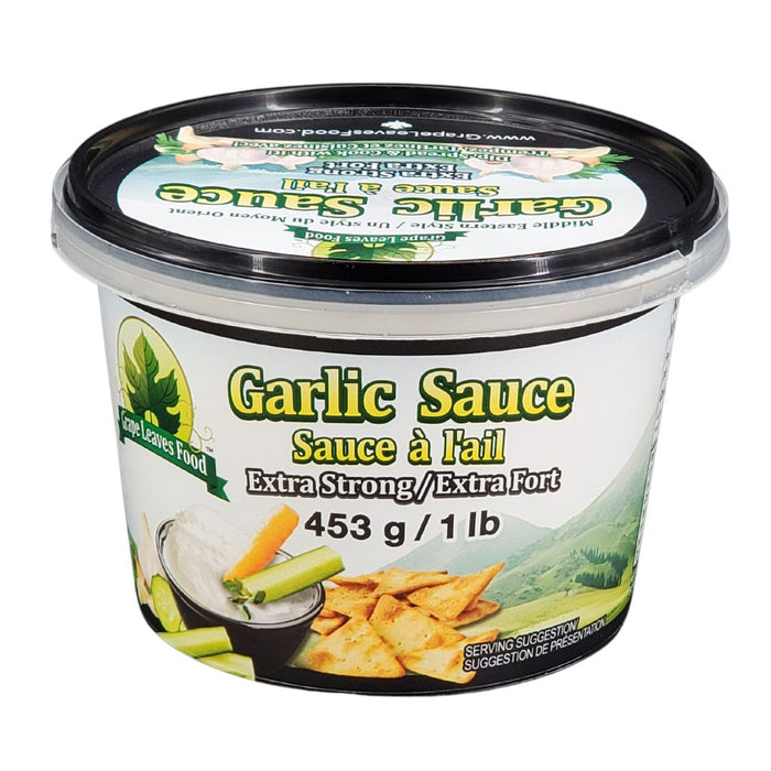 Grape Leaves - Extra Strong Garlic Sauce - 453 g