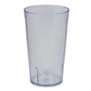 Winco - Pebbled Plastic Tumbler - 12oz - Clear - PTP-12C