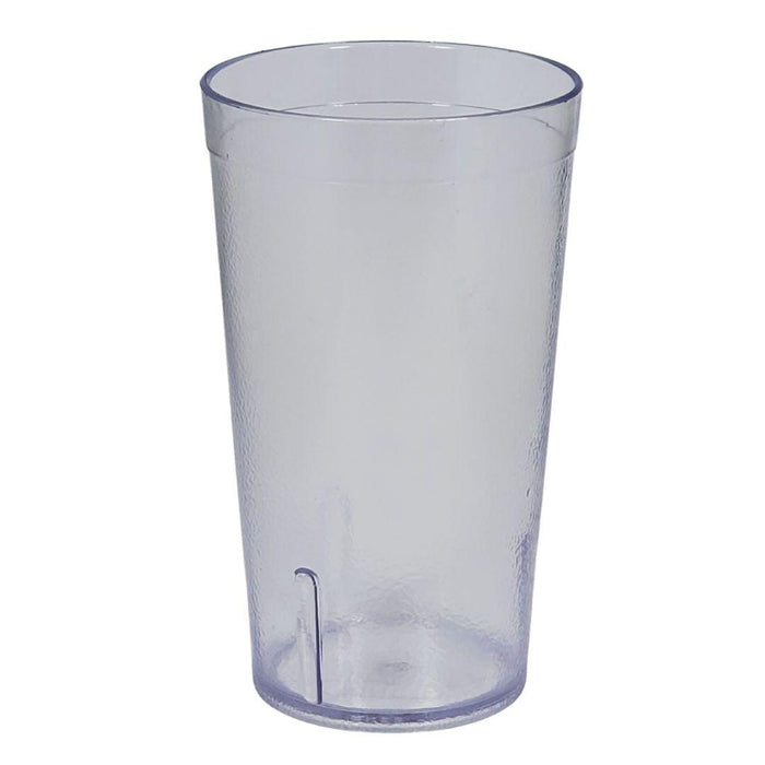 Winco - Pebbled Plastic Tumbler - 12oz - Clear - PTP-12C