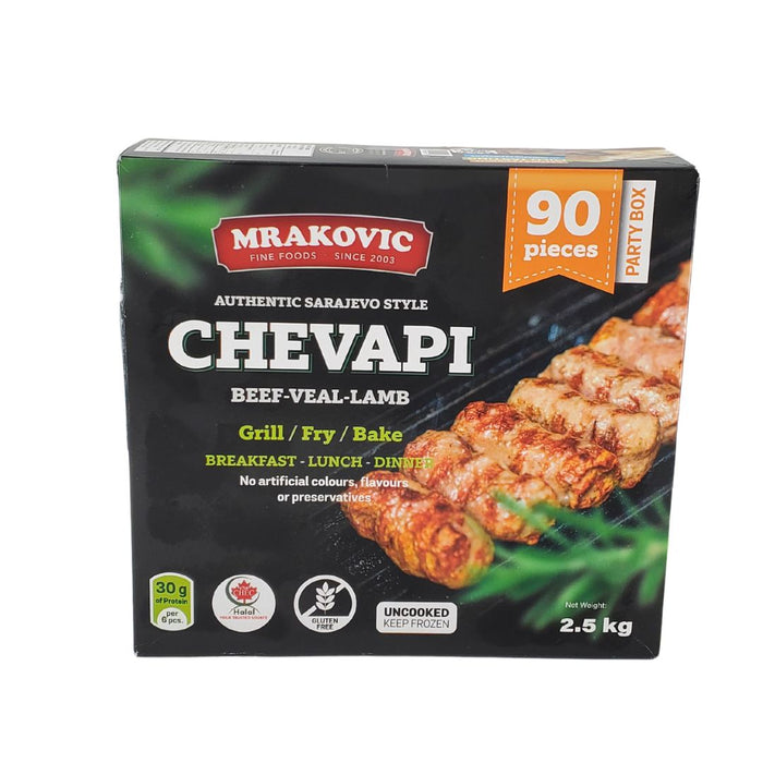 CLR - Mrakovic - Frozen Chevapi - 90 ct - Halal