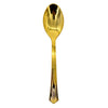 Plastic Soup Spoon - Gold - 18.9x3.9cm - SS58