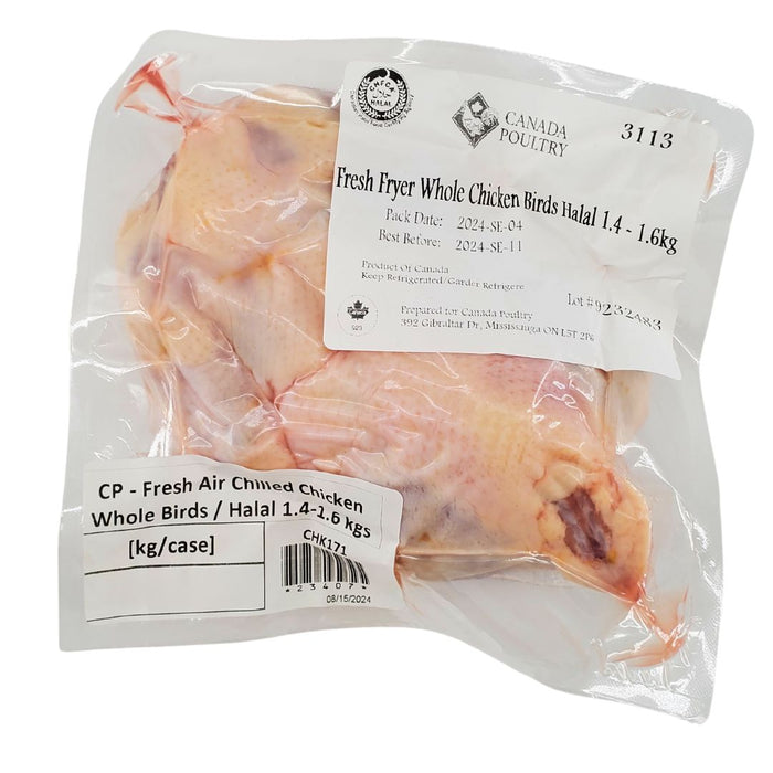 CP - Fresh Air Chilled Chicken Whole Birds / Halal 1.4-1.6 kgs