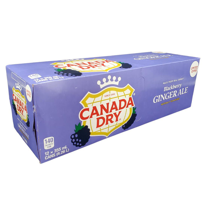 Canada Dry - Black Berry Gingerale - Cans