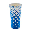 Morning Dew - 22oz Cold Paper Cups - Ice Blue Print - CPC22R