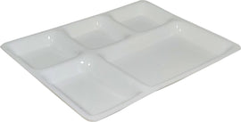 Melamine Meal Tray / Thali - 5 Compartment