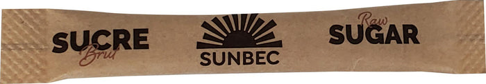 Sunbec - Raw Sugar Sticks - Brown - 1000 ct