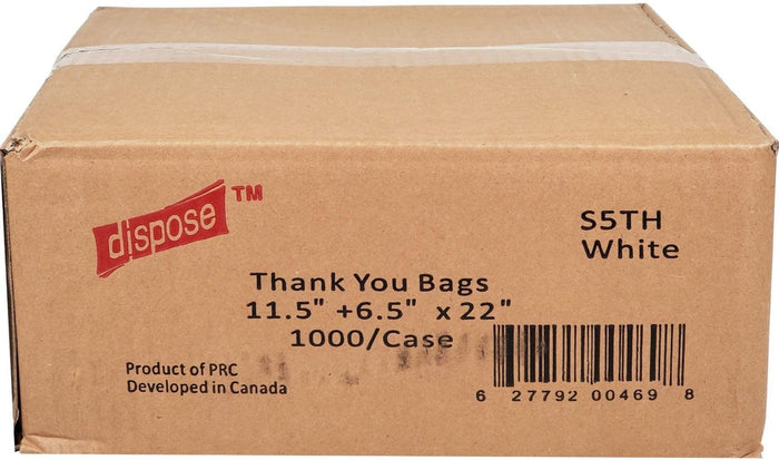 Eco Craze – Regular Sandwich Bags 6x0.75x6.75 – White