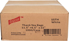 Eco Craze – Regular Sandwich Bags 6x0.75x6.75 – White