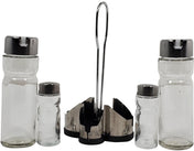 Condiment Set with Stand (4 Piece)