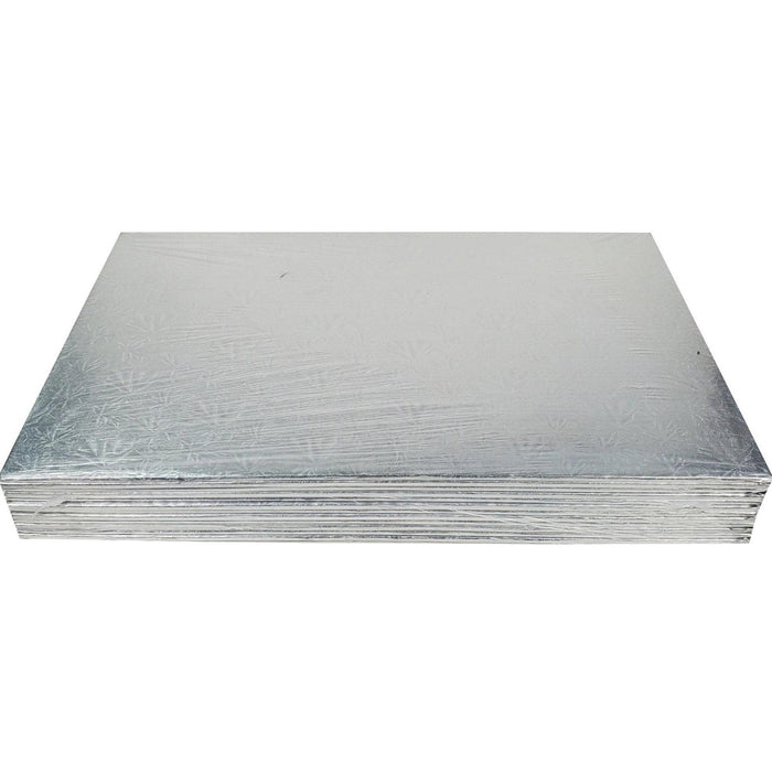 Decora - Cake Board - Silver - Full Slab - 17x25x1/4