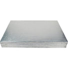 Decora - Cake Board - Silver - Full Slab - 17x25x1/4