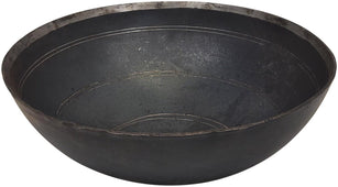 Wok en fer anodisé Verka (Karahi) 28 cm à deux oreilles avec