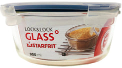 VSO - Lock & Lock - Glass Container - Round - 950 ml - 12/01