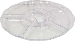 Plastic Tray - Round - 6 Compartment - LK-B