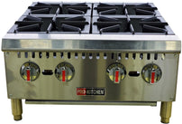 Pro-Kitchen - Hot Plate 4 Burners SS 120000 BTU 24