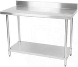 Pro-Kitchen - WorkTable SS w/ Backsplash - 24