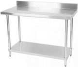 Pro-Kitchen - WorkTable SS w/ Backsplash - 24