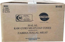 Olympia - Raw Gyro Meatloaf Cones - Halal