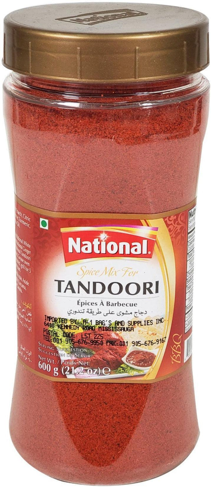 VSO - National - Tandoori Spice Mix - Plastic Jar