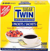 Twin - Portions - Sugar - Calorie Free (200 pcs)