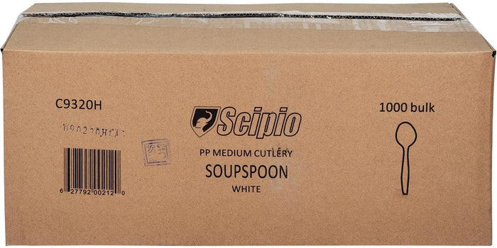 Scipio - Soup Spoon - Medium - White - C9320H