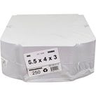 EB - White Cake Boxes - 6 ½x4½x3½