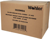 XC - Wohler - Medium Sliver Entre Container W/Lid